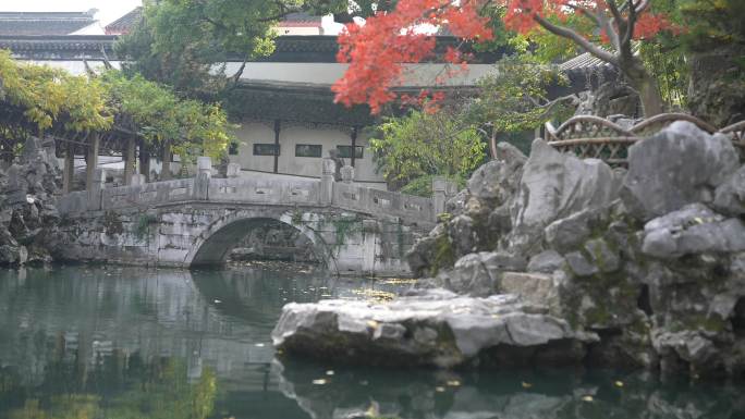 苏州园林空景 狮子林 拙政园 留园 藕园