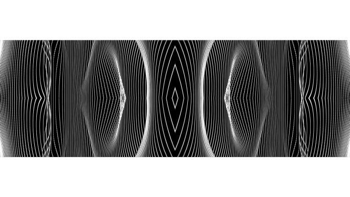 【宽屏时尚背景】黑白抽象光线浮动曲线光点
