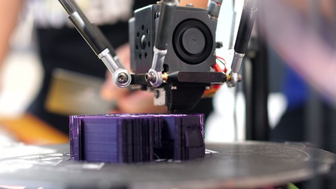 3D打印机型号3D打印视频空镜头通用素材