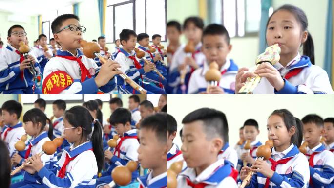 校园 学校 葫芦丝 艺术 乐器 校园文化