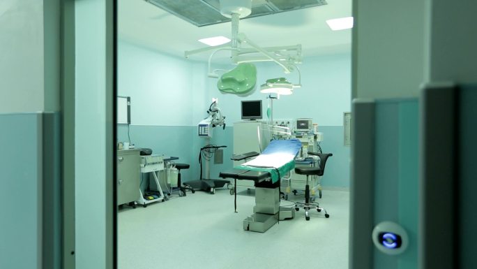 手术室手术室打开门急诊抢救医院环境