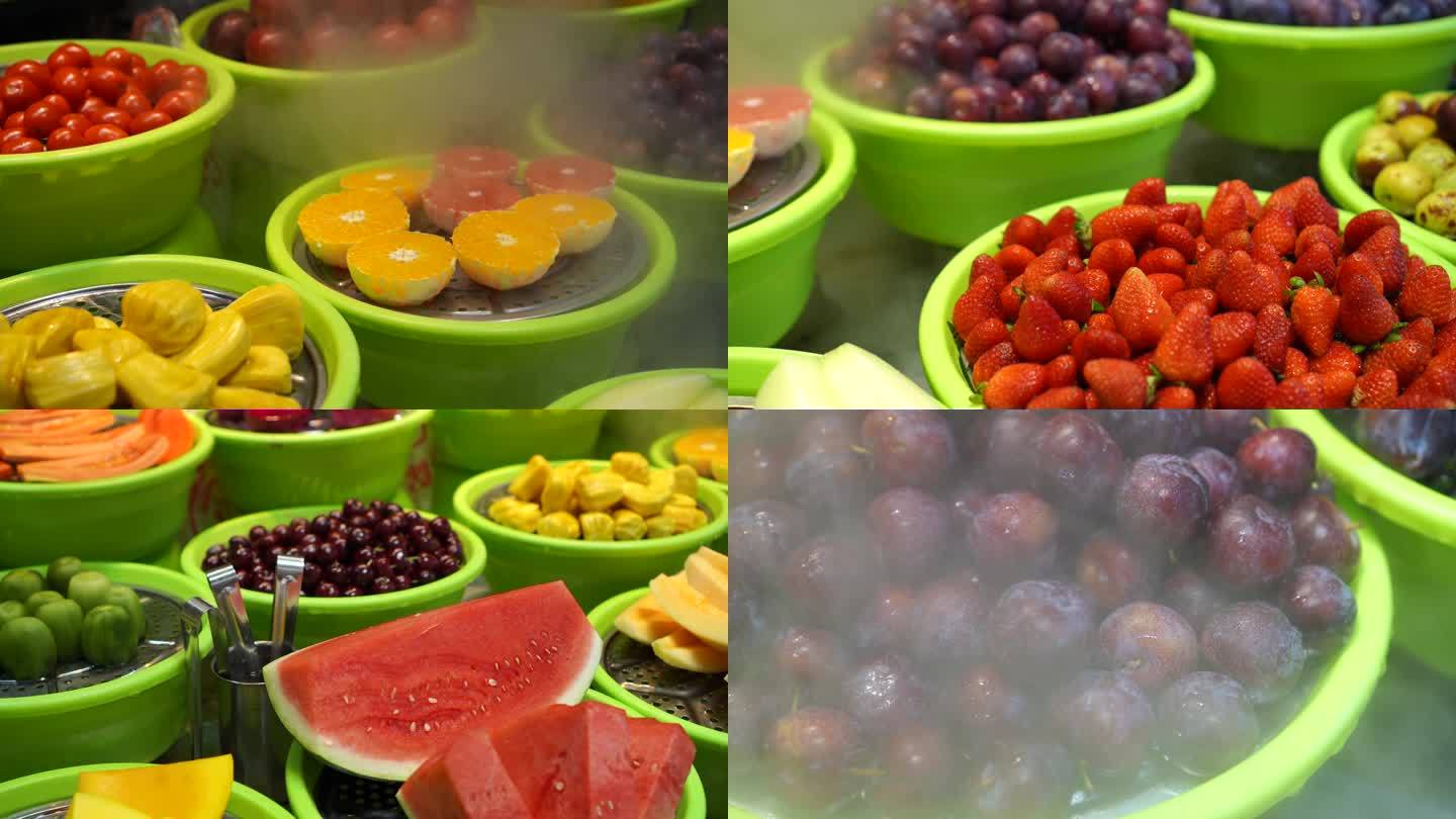气雾 冰鲜 水果 新鲜水果 各种水果特写