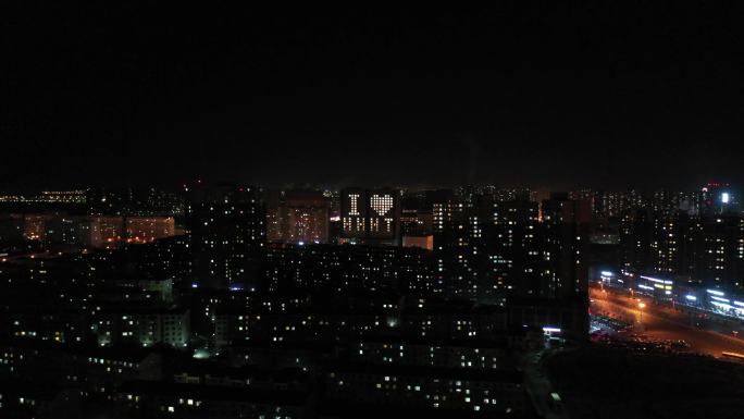 呼和浩特 夜景  Ilove hhht