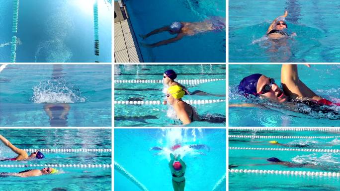 HD MONTAGE：游泳运动动作集