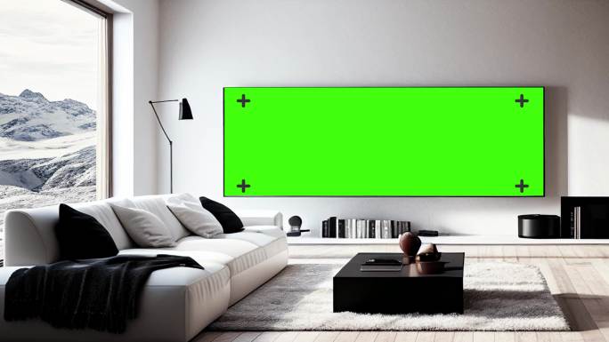 绿色屏幕电视电视APP绿屏幕抠像替换模版