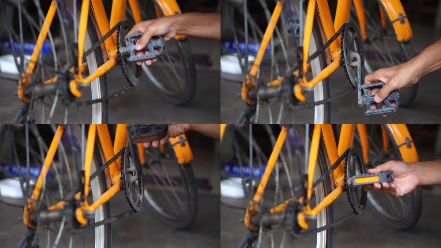 维修自行车保养制动维护保养测试链条轮胎