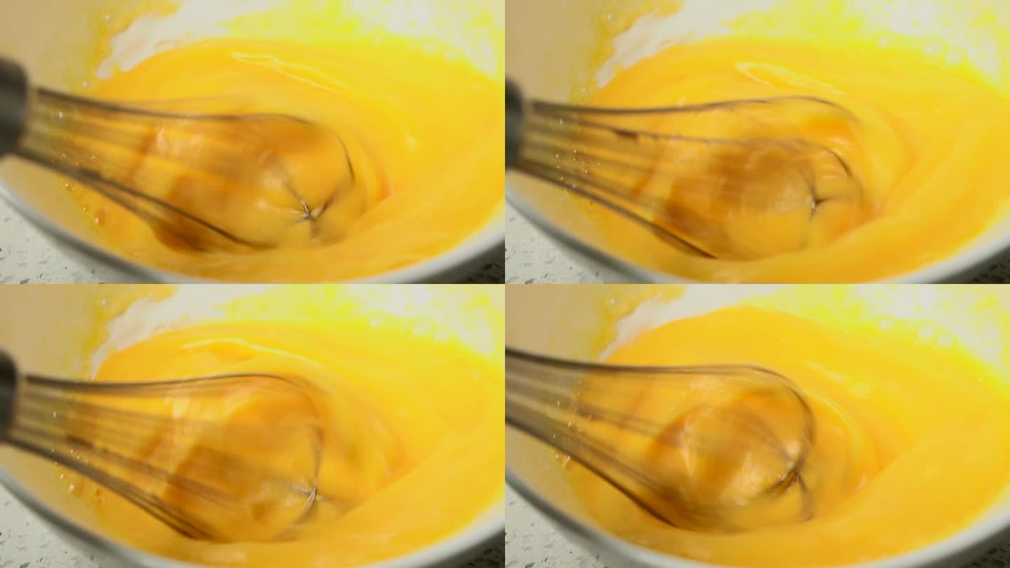 打蛋机打鸡蛋液特写慢动作