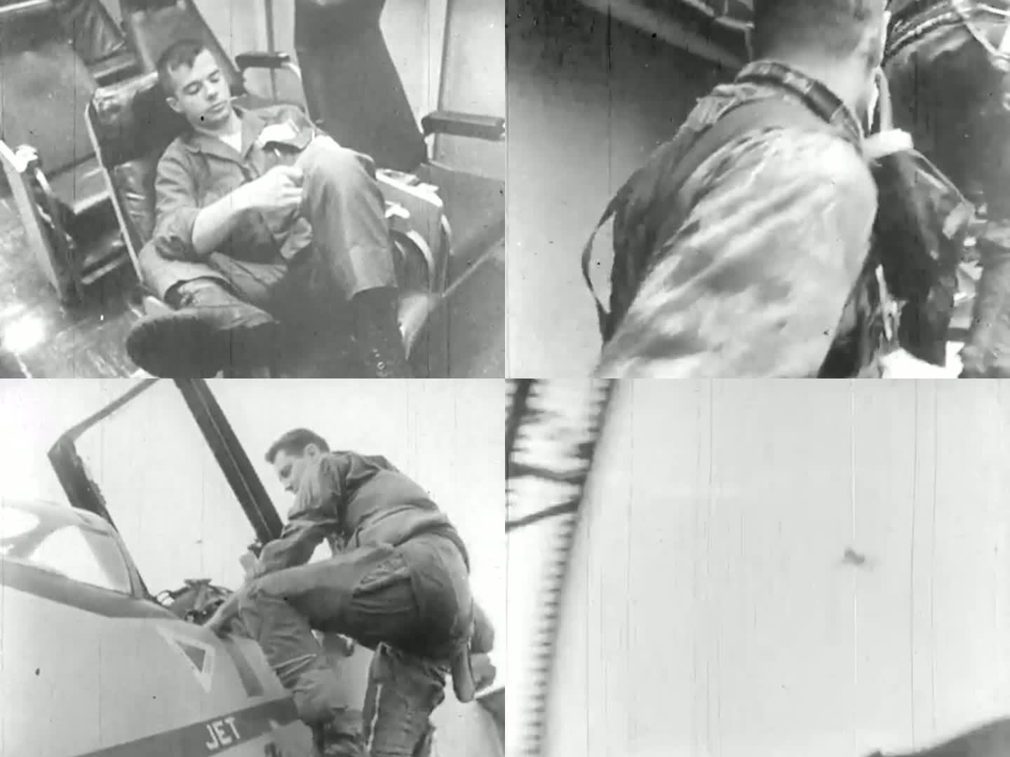 60年代越战 舰载机飞行员
