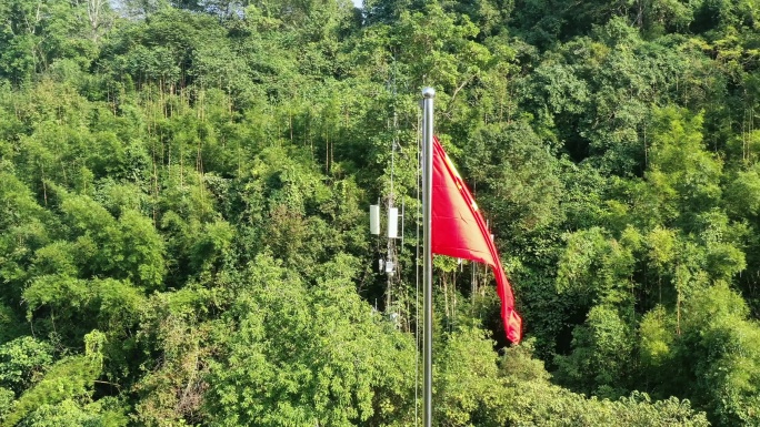 航拍友谊关中越边境风光