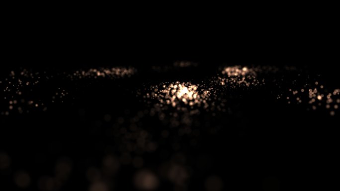 金粒子，抽象闪光背景-波克，浅景深，选择性聚焦