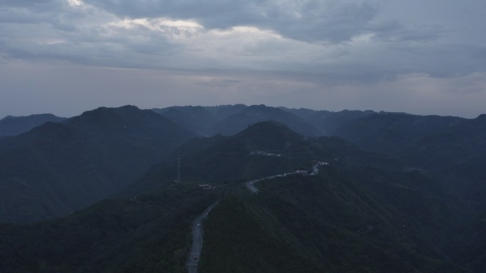 骊山晚照航拍