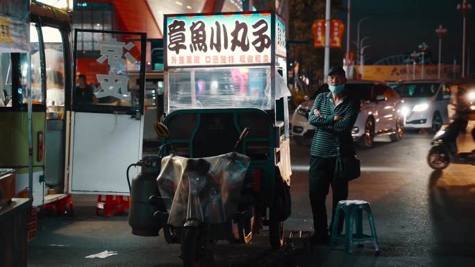 夜市小吃大排档美食