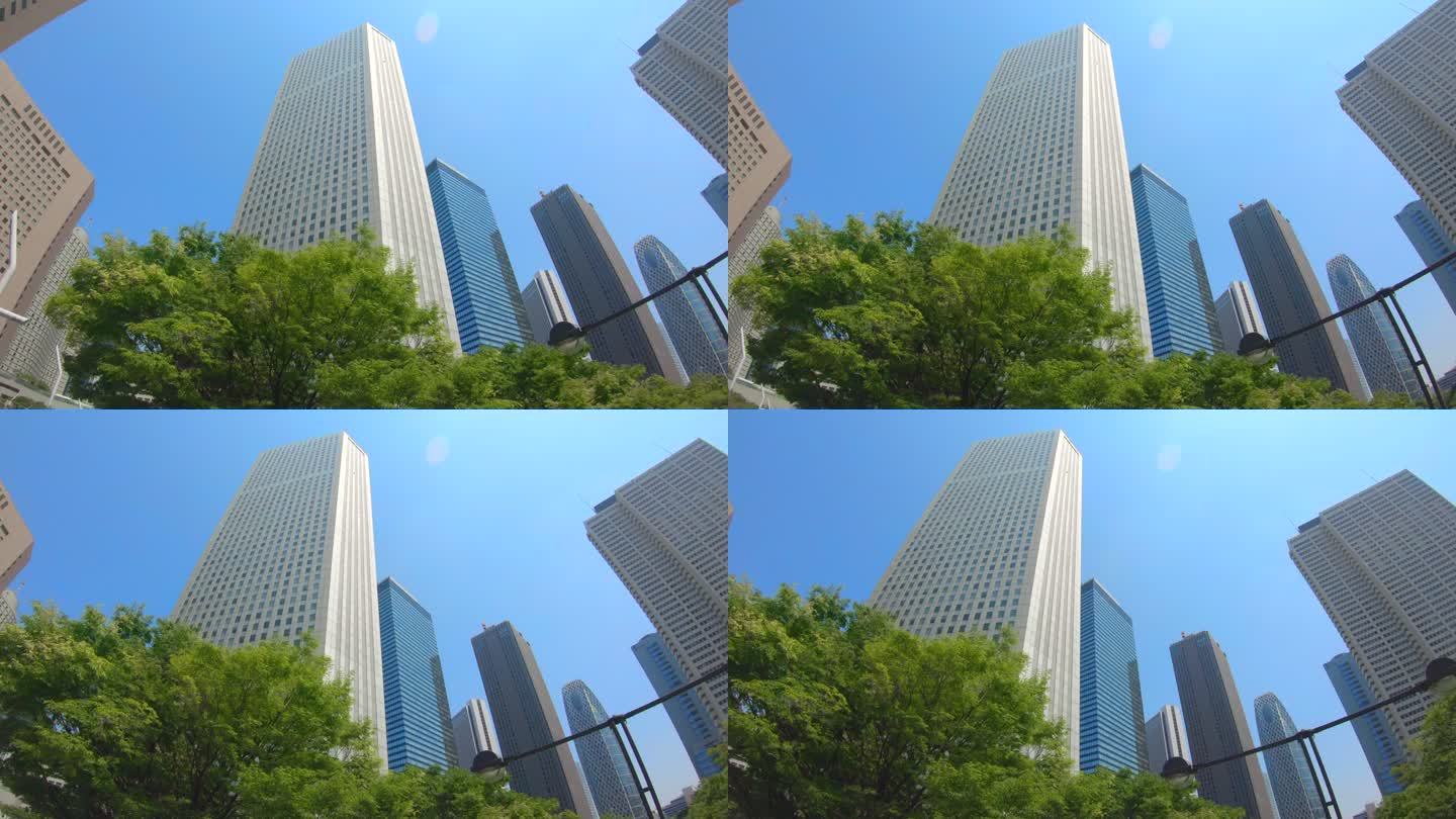 新宿商业区摩天大楼