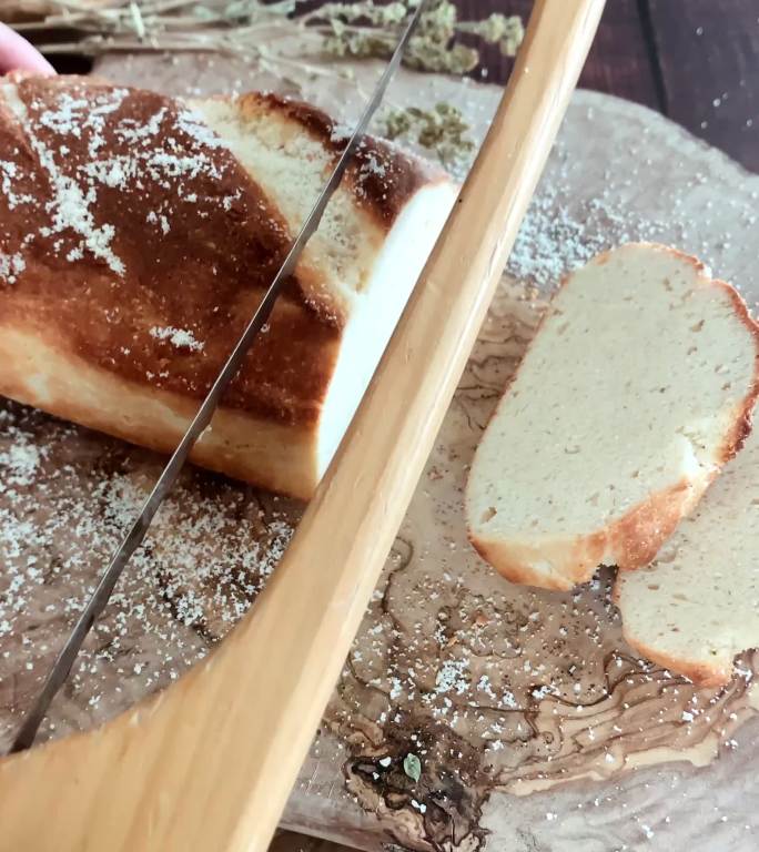 社交媒体面包和黄油的垂直食品准备博客蒙太奇