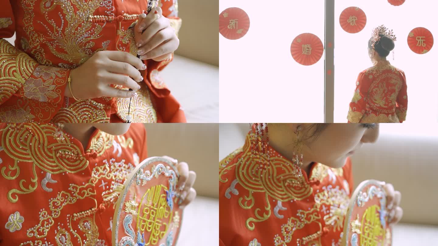 新娘中式服装秀禾服唯美中国风