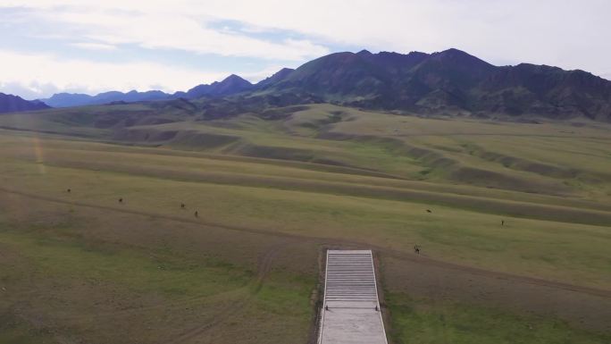 新疆博乐 赛里木湖 点将台 航拍