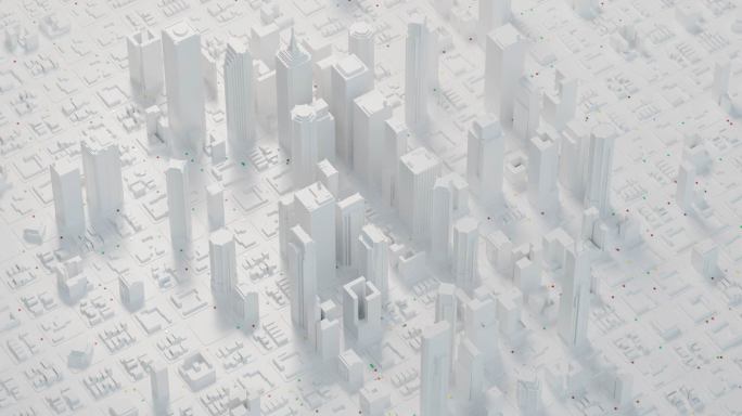 白色智慧城市——外企风格模板