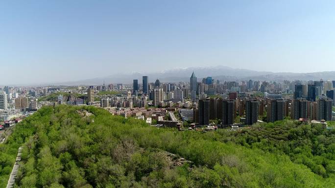 航拍乌鲁木齐大景1