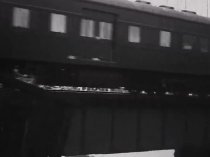 上世纪老火车 30年代老火车 蒸汽火车