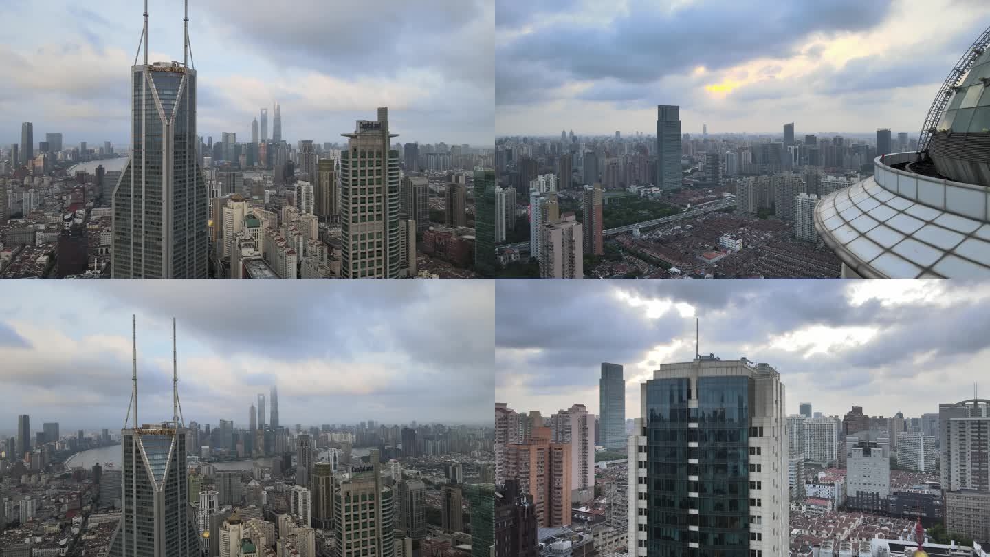 上海空镜新世界世茂大厦