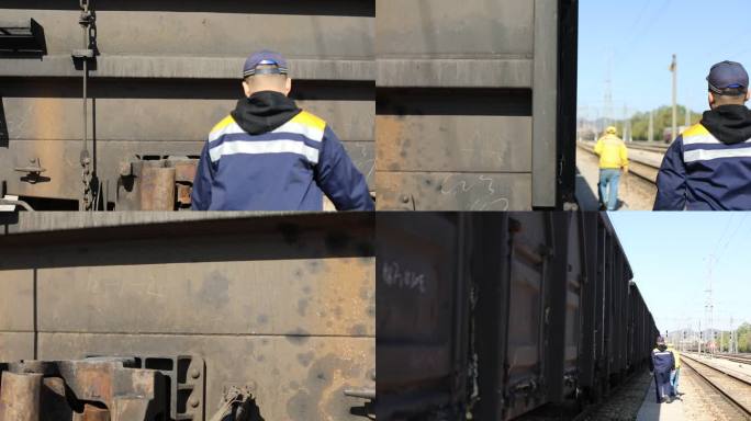 编组站铁路货运驼峰提钩放风火车解体株洲北