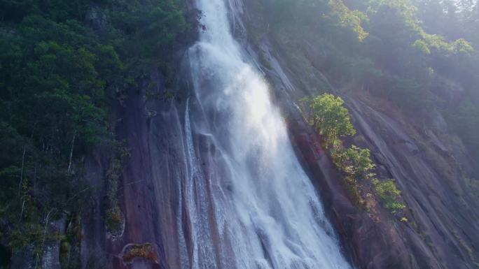 广州从化石门森林公园石门瀑布多角度航拍