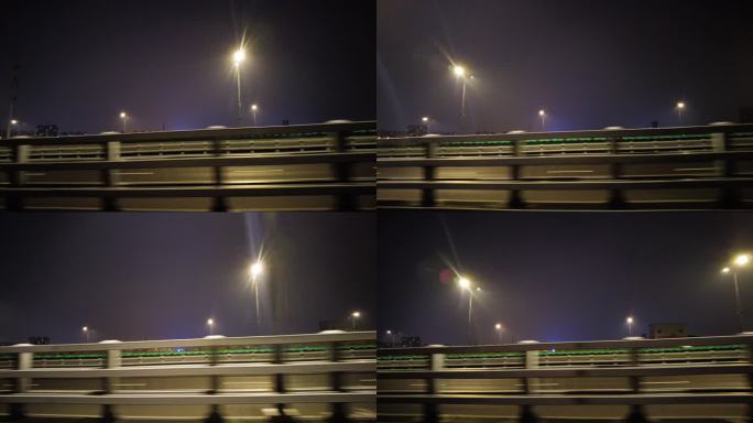 城市马路夜景视频素材4