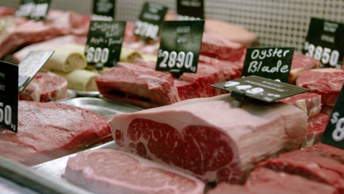 肉店-红肉超市生鲜肉类货架