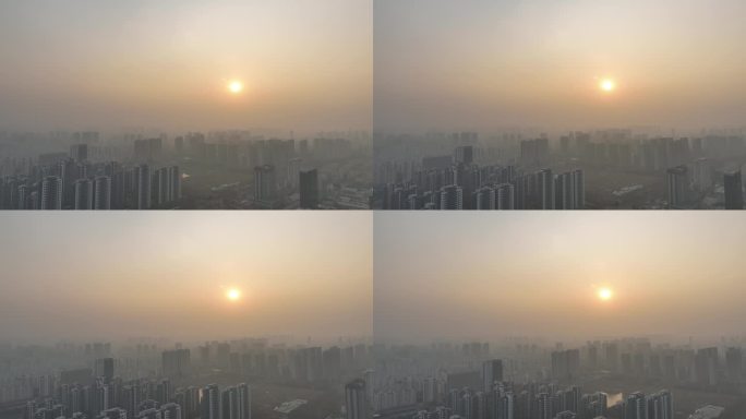 城市 雾霾 空气污染 能见度低 城市污染