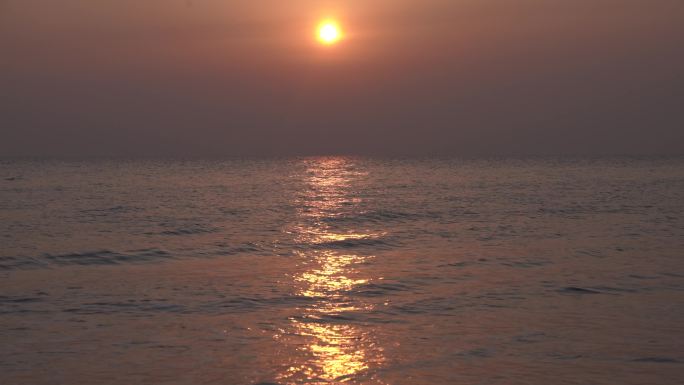 日照海边日出