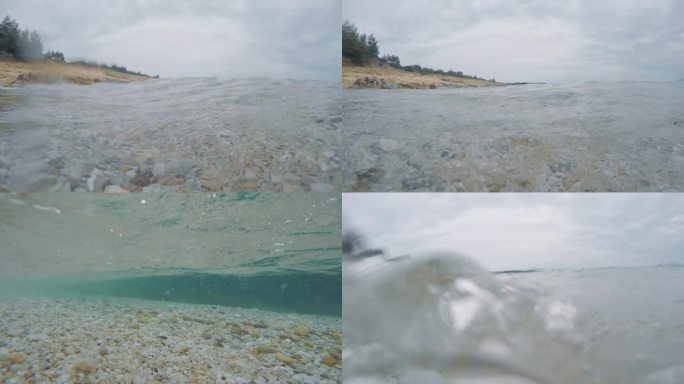 海浪飞溅式摄像机侧面