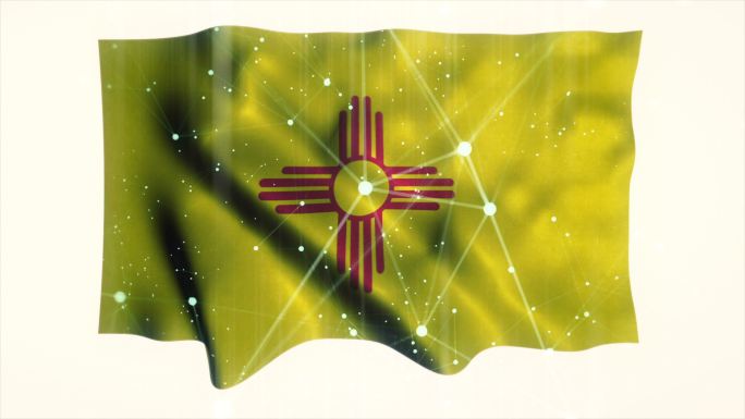 美国新墨西哥州美国新墨西哥州旗帜旗子