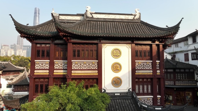 上海城隍庙豫园绿波廊
