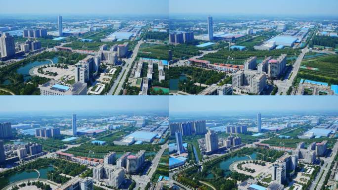 高清4K航拍许昌经济开发区产业集聚区