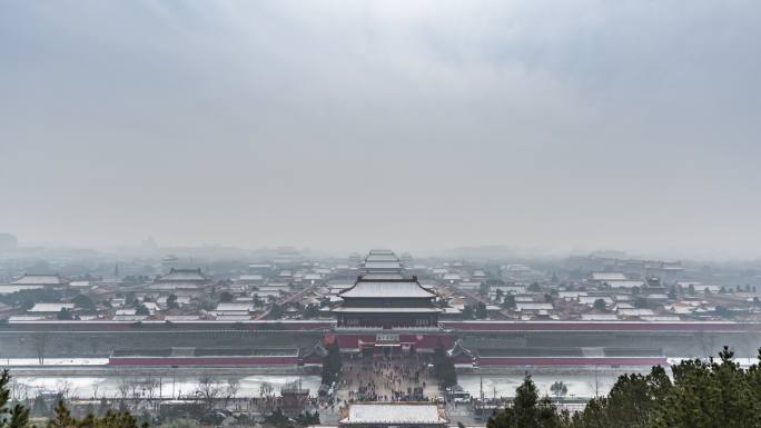 T/L WS《冰雪覆盖的紫禁城》/中国北京