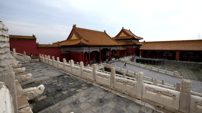 北京著名的紫禁城仿古建筑皇宫宫殿