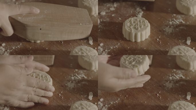 中秋 月饼磨具 做月饼 手工月饼