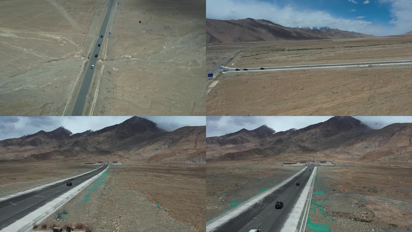航拍新疆新藏公路行车自驾游5