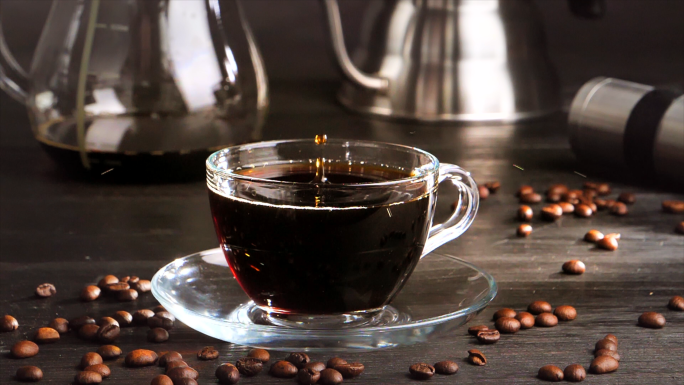 手冲咖啡美式咖啡黑咖啡咖啡制作
