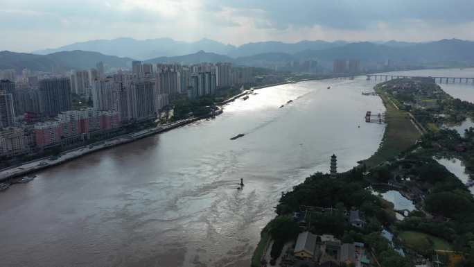 4K温州城市航拍