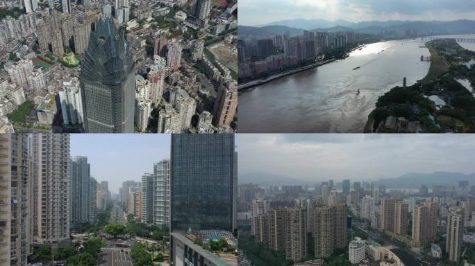 4K温州城市航拍