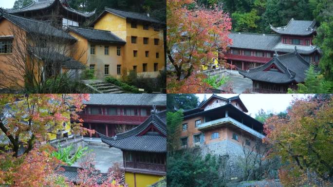 浙江天台山古方广寺和中方广寺4K视频合集