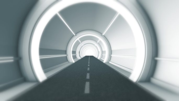 时空隧道道路公路大路穿梭穿越视频素材