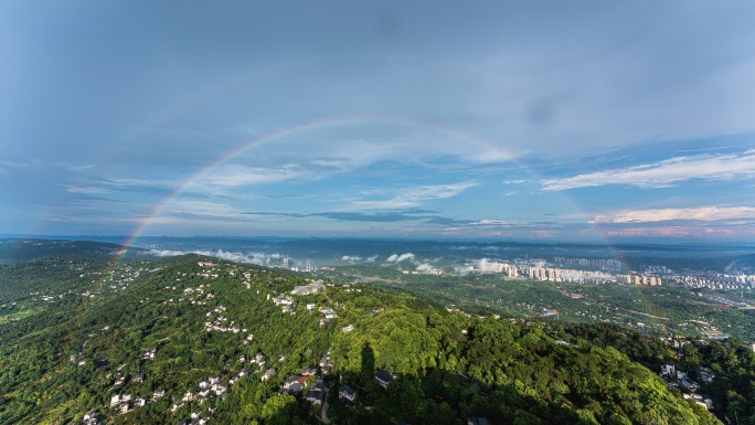 双彩虹延时