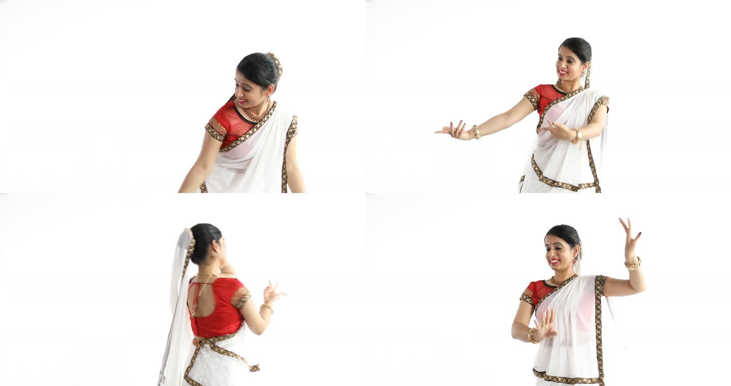 印度女子表演民间舞蹈