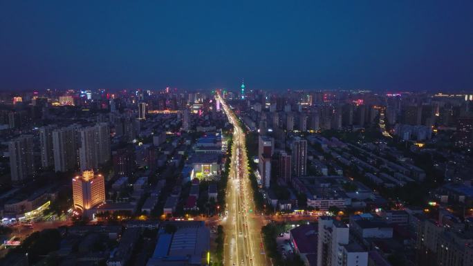 石家庄槐安路夜景