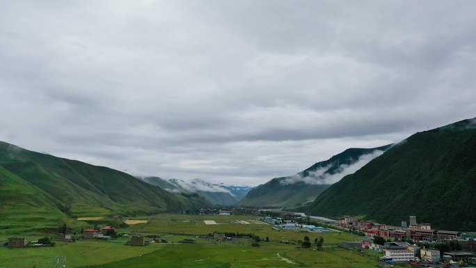 四川省甘孜藏族自治州康定市延时、航拍