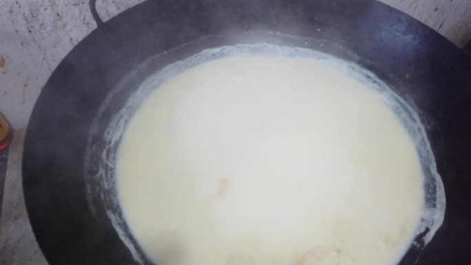 煮豆浆 面糊 鱼汤