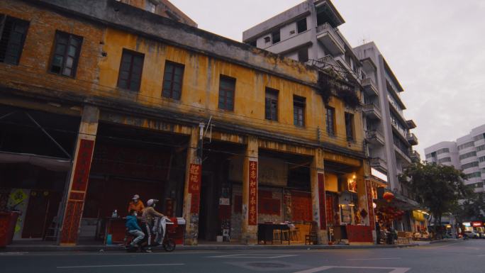 新年元旦筷子路街头老人写对联4k