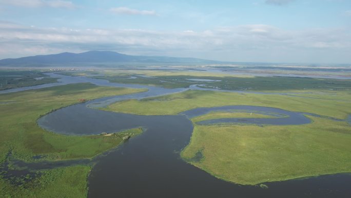 原创 黑龙江佳木斯抚远市三江湿地自然风光